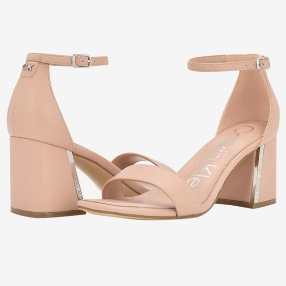 Calvin Klein nude heels NW0B - Picture 1 of 6
